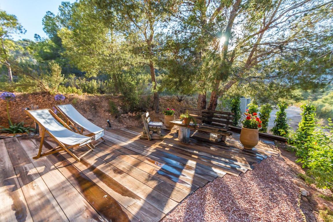 Casita Camino Viejo Villa Aigues Dış mekan fotoğraf